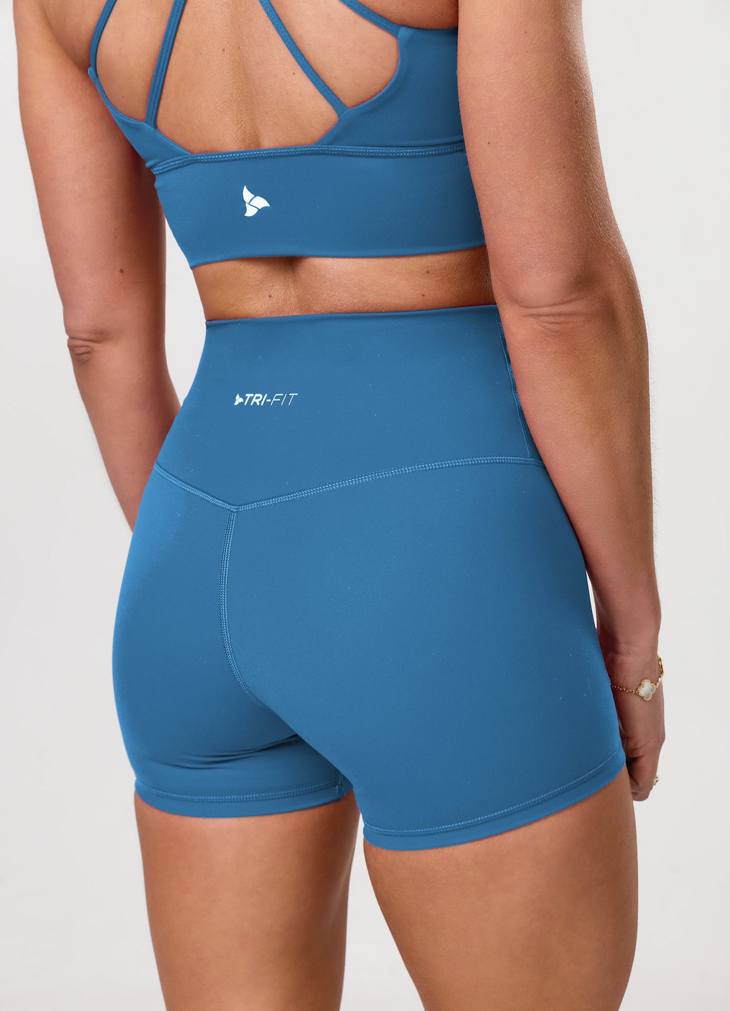 ROXI Cross-Back Sports Bra TEAL