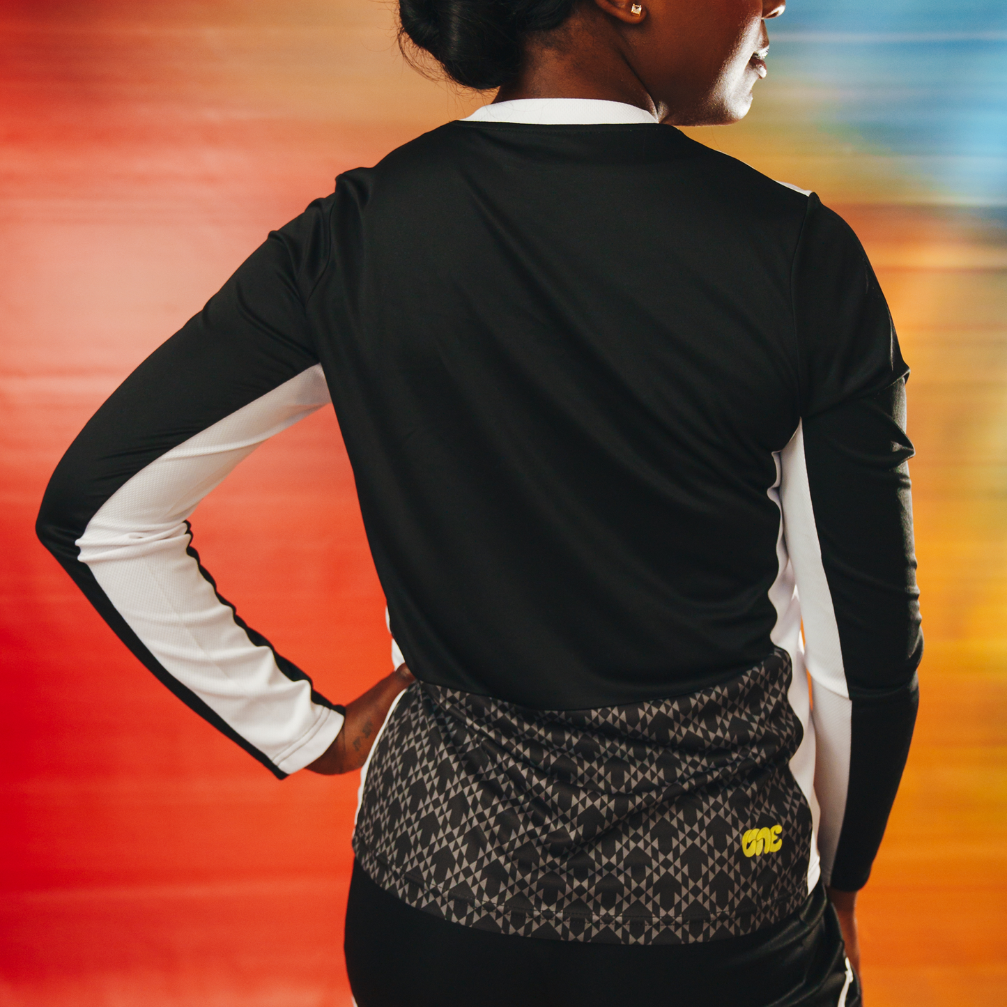 Long Sleeved Football Training Top - Black