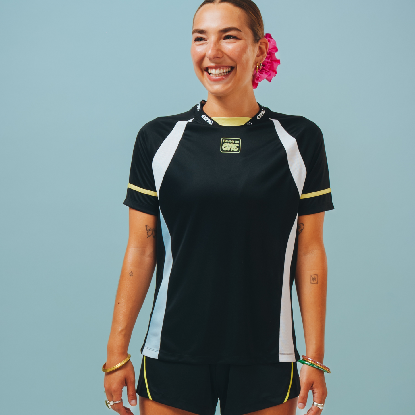 Football Training Top  - Black