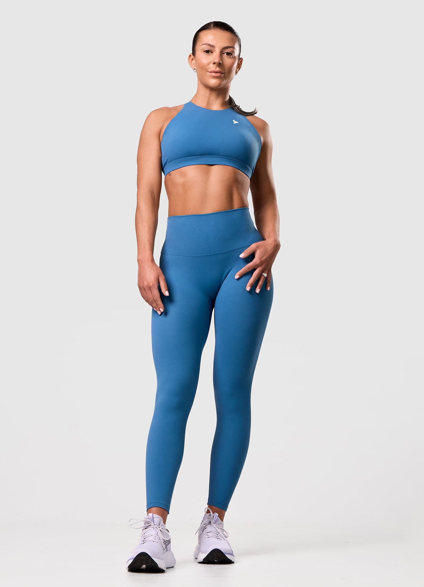 ROXI High Neck Sports Bra TEAL