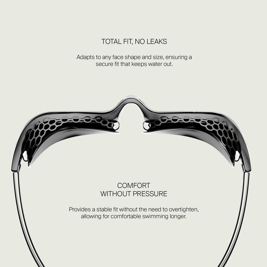 BuddySwim Ozean Swim Goggles Black/Smoke