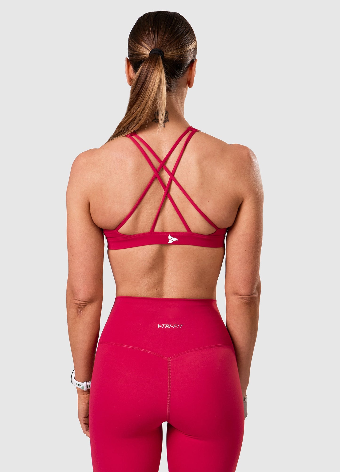 ROXI High Neck Sports Bra BERRY