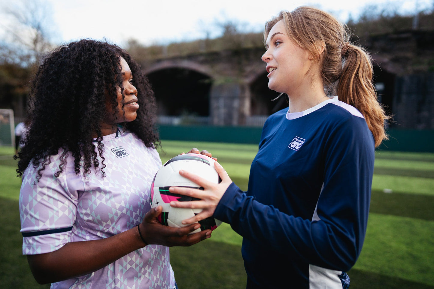 Long Sleeved Football Training Top - Navy