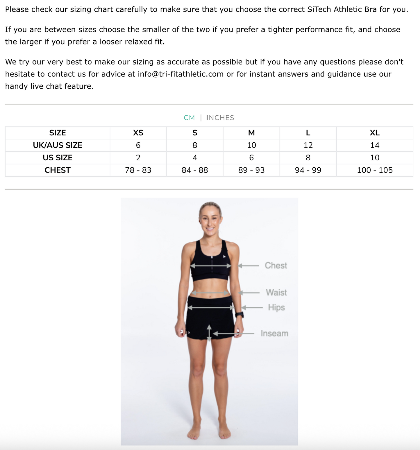 TRI-FIT SiTech ROYAL Bra