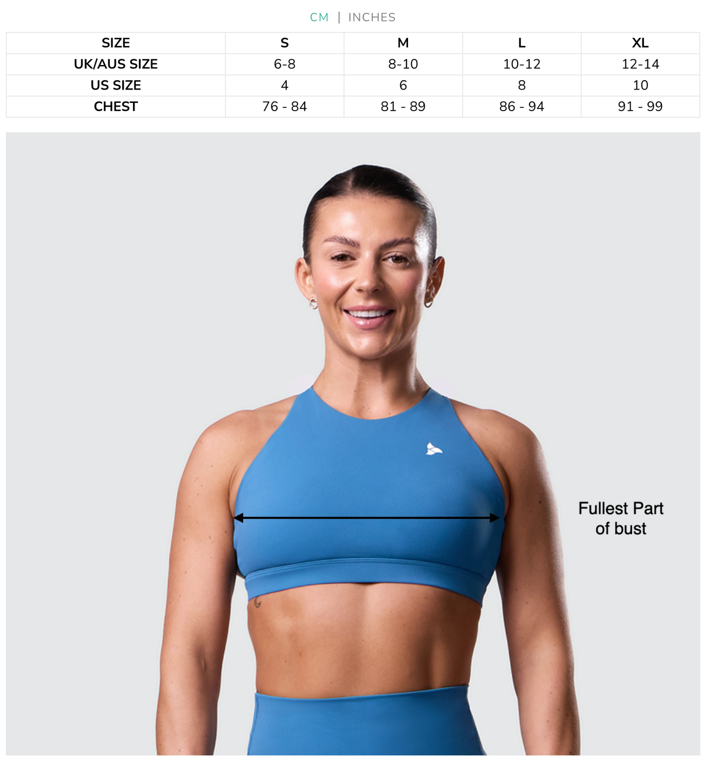 ROXI High Neck Sports Bra TEAL