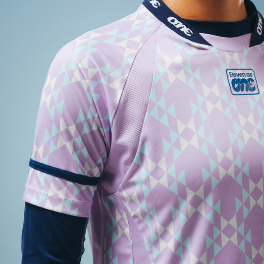 Football Training Top with Panels - All Over Print