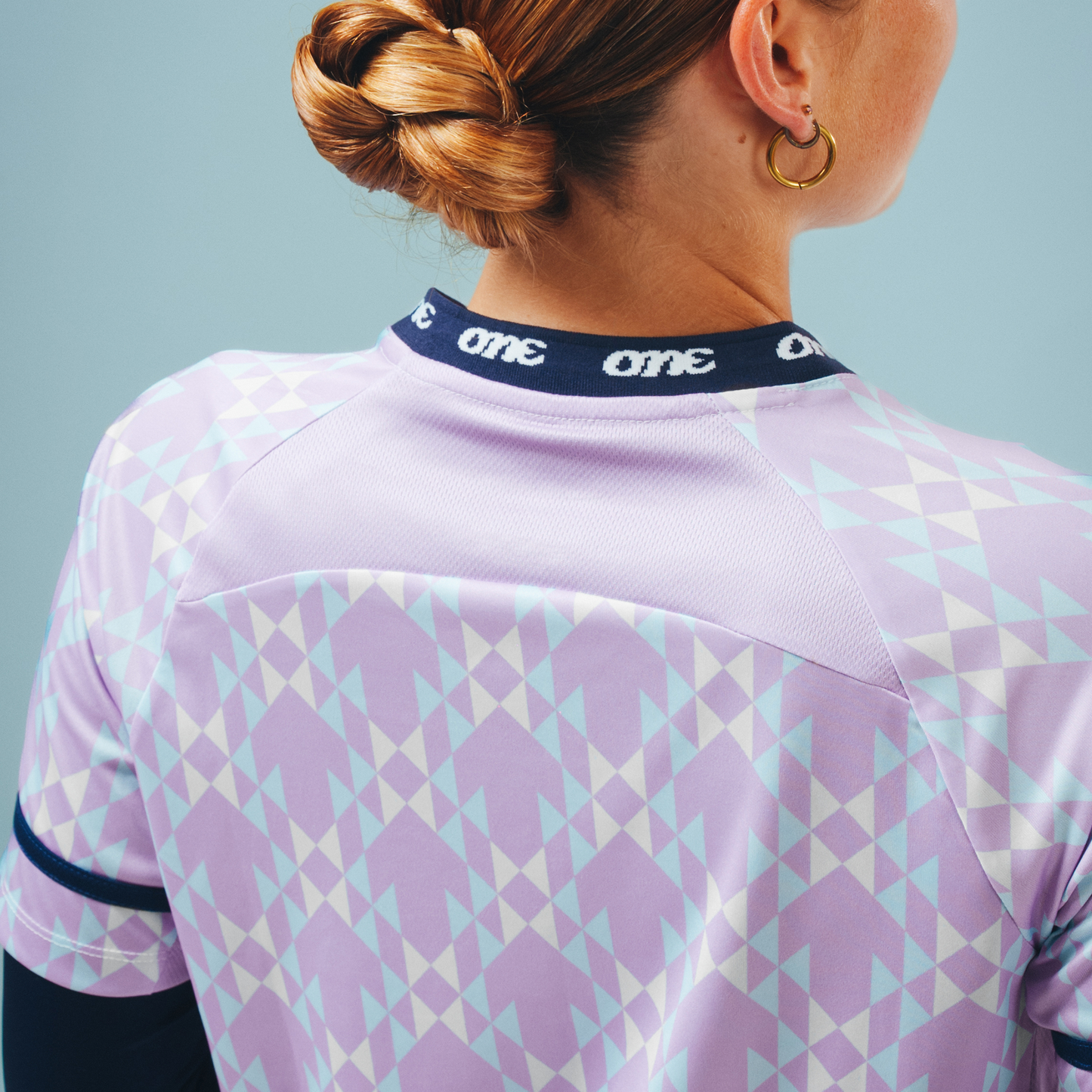 Football Training Top with Panels - All Over Print