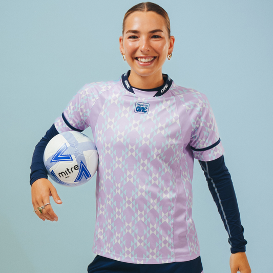Football Training Top with Panels - All Over Print