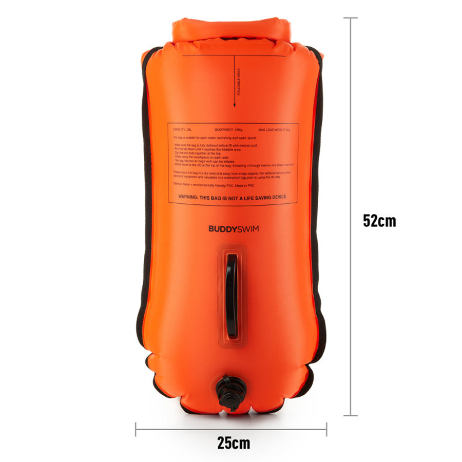 Buddyswim Dry Bag Buoy CSW 28LT Orange