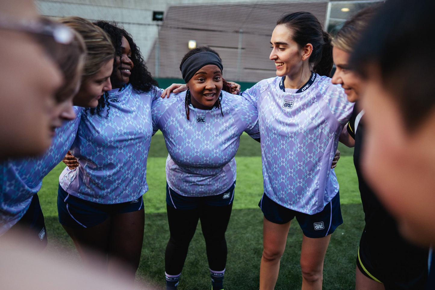 Football Training Top with Panels - All Over Print